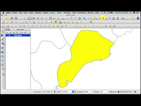 Training in Action- QGIS tutorial: 4 Zoom to selection