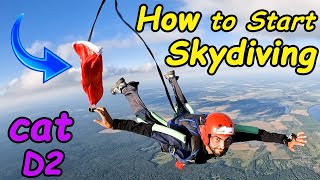 🪂How to Start Skydiving Cat D2 : AFF Level 4 Skydiving Training🪂