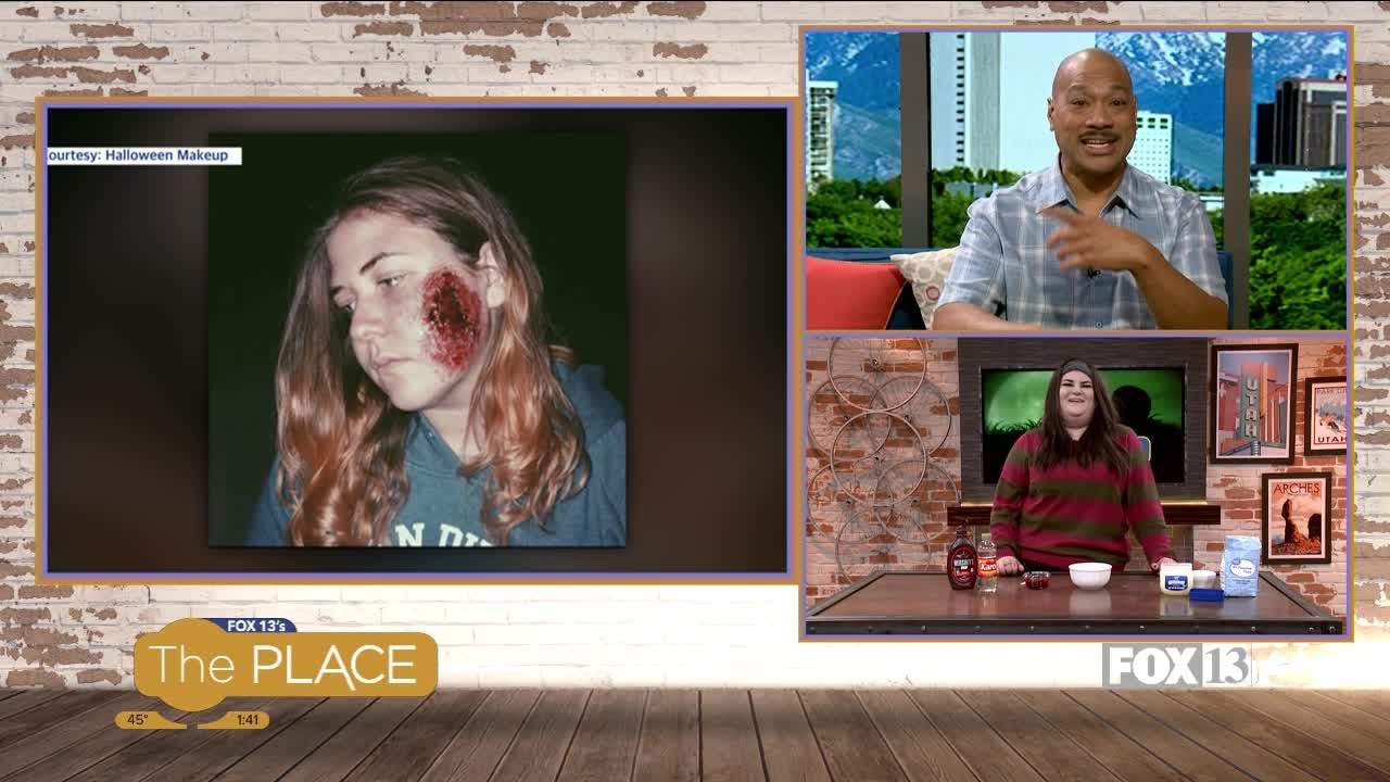 Make Halloween makeup from household items