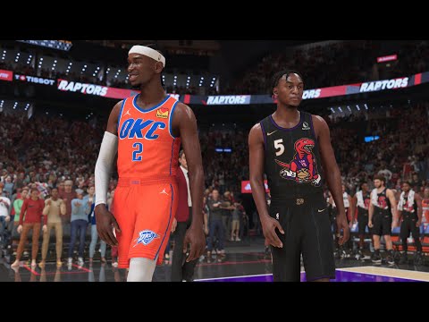 OKLAHOMA CITY THUNDER vs TORONTO RAPTORS GAMEPLAY PS5 { 4K ULTRA HD }
