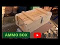 How to make a wooden ammo box  crate diy  from an old pallet 