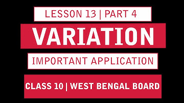 VARIATION LESSON 13 Part 4 Class x Lesson 13 परिवर्तन ভেদ Variation By Ramadan Tutorial