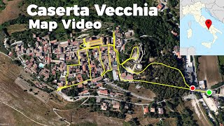 CasertaVecchia Map Video - Watch on your phone while you watch the walk on your TV