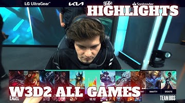 LEC W3D2 All Games Highlights | Week 3 Day 2 S12 LEC Summer 2022