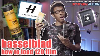 How To Load 120 Film Into A Helblad 500Cm 220 Film Back - A24 Medium Format Photography