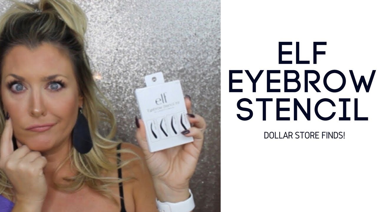 $ Dollar Tree store finds ELF brow stencils $ Eyebrows