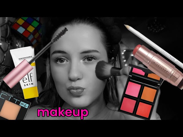 My BASIC af makeup routine (background rain sounds, but not really ASMR) 💄✨👛 highly requested!