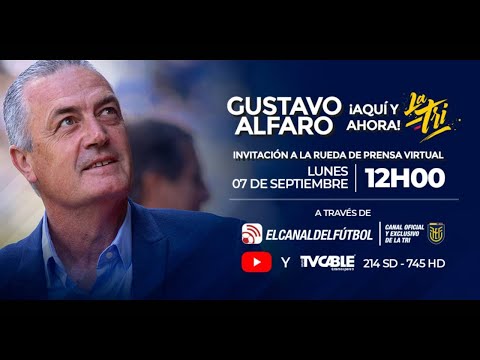 Rueda de prensa: Gustavo Alfaro desde la Casa de la Selección