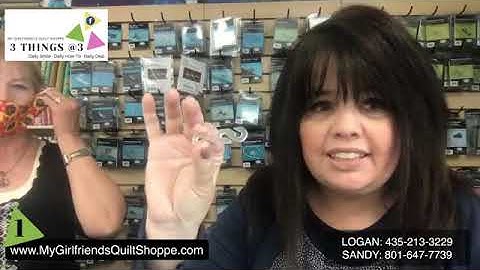 3 AT 3 FEATURE: Using TenSisters Fusible Grid