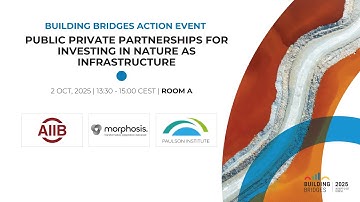 Public Private Partnerships for Investing in Nature as Infrastructure