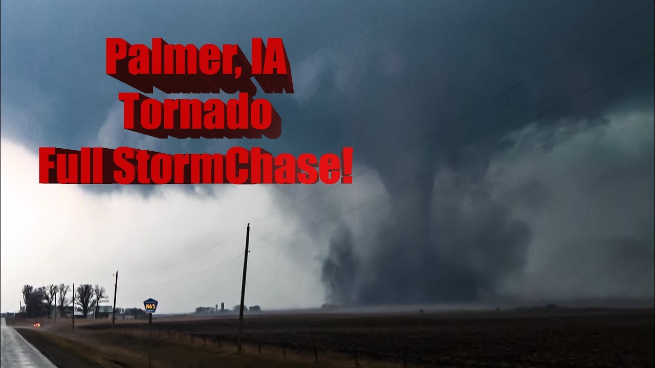 Palmer, Iowa Tornado Full Storm Chase! YouTube