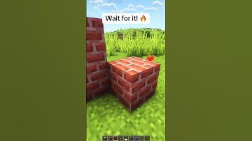 Secret Fireplace Entrance in Minecraft! #shorts #viral