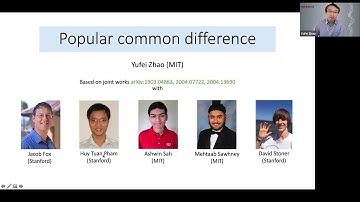 Yufei Zhao (MIT): Popular common difference