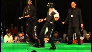 Jessie Wray vs Michael Pombeiro 1998 Charlie Lee Nationals Karate Tournament