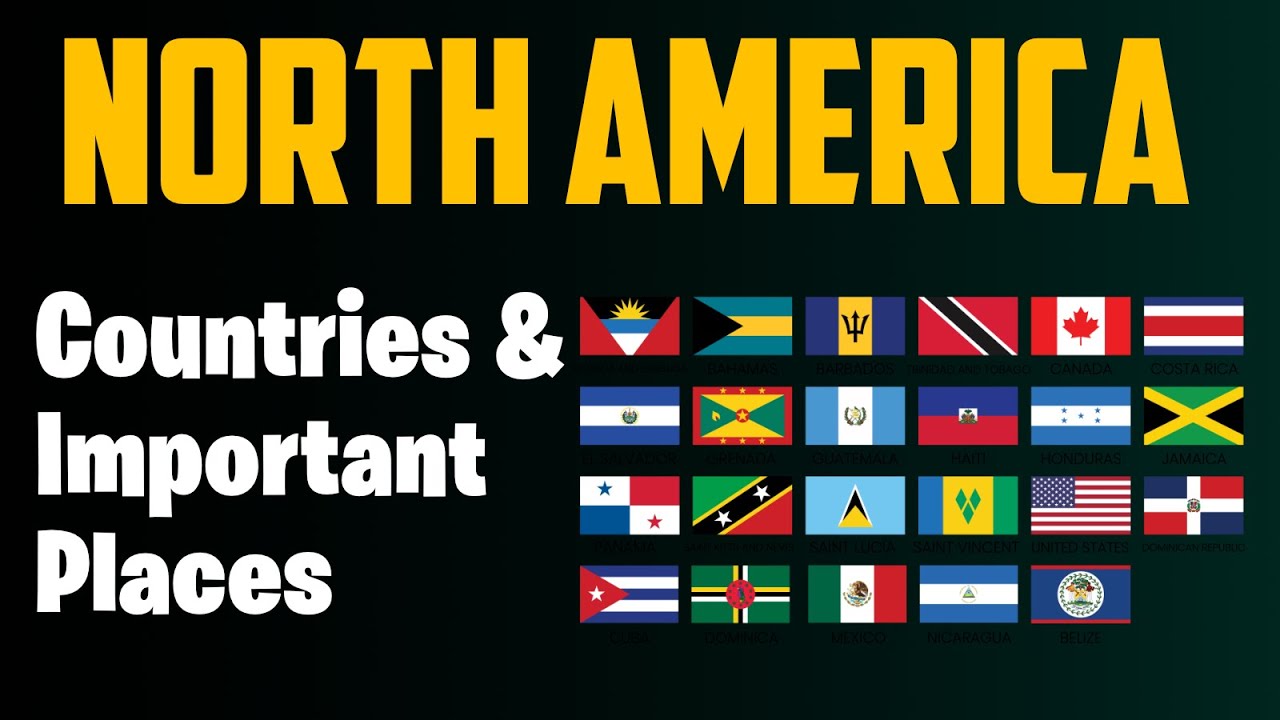 North America : Countries & Important Places | UPSC |  Geography by Pooja Singh mam