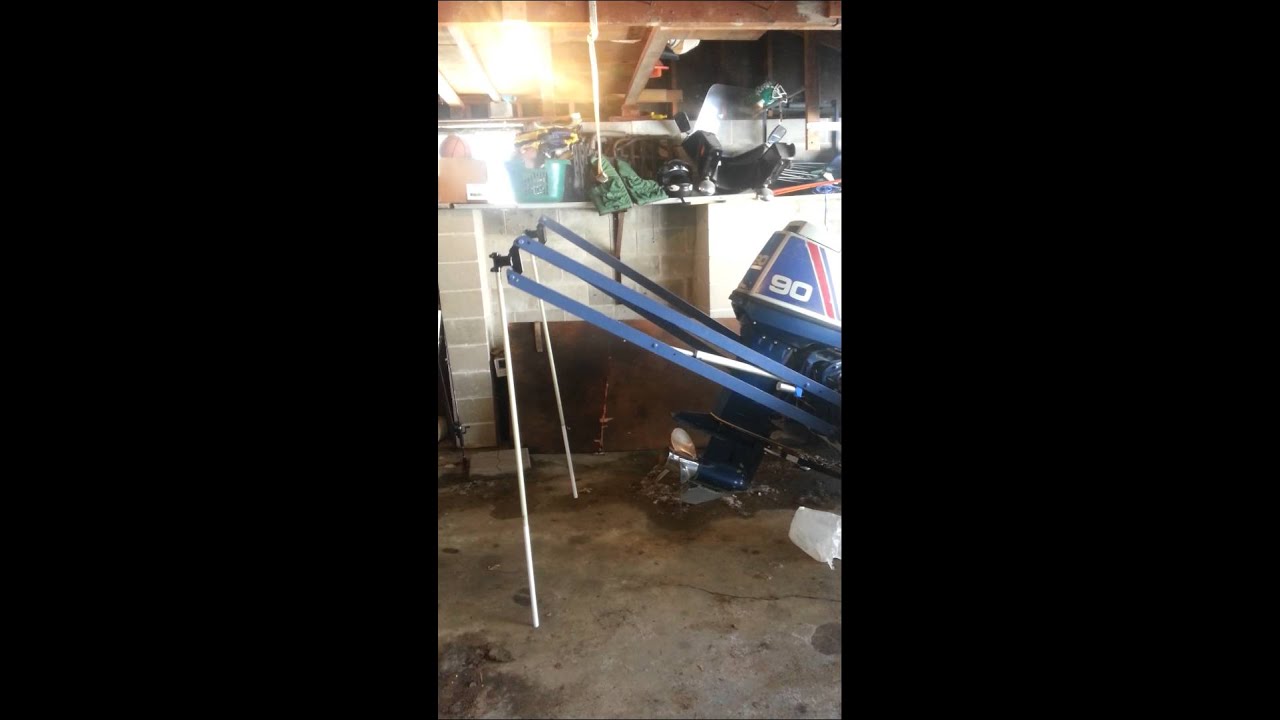 Home made power pole anchor - YouTube