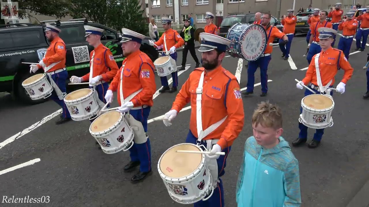 Redding & Westquarter Protestant Boys  (No.1) @ Airdrie District Evening Parade ~ 05/07/2025 (4K)