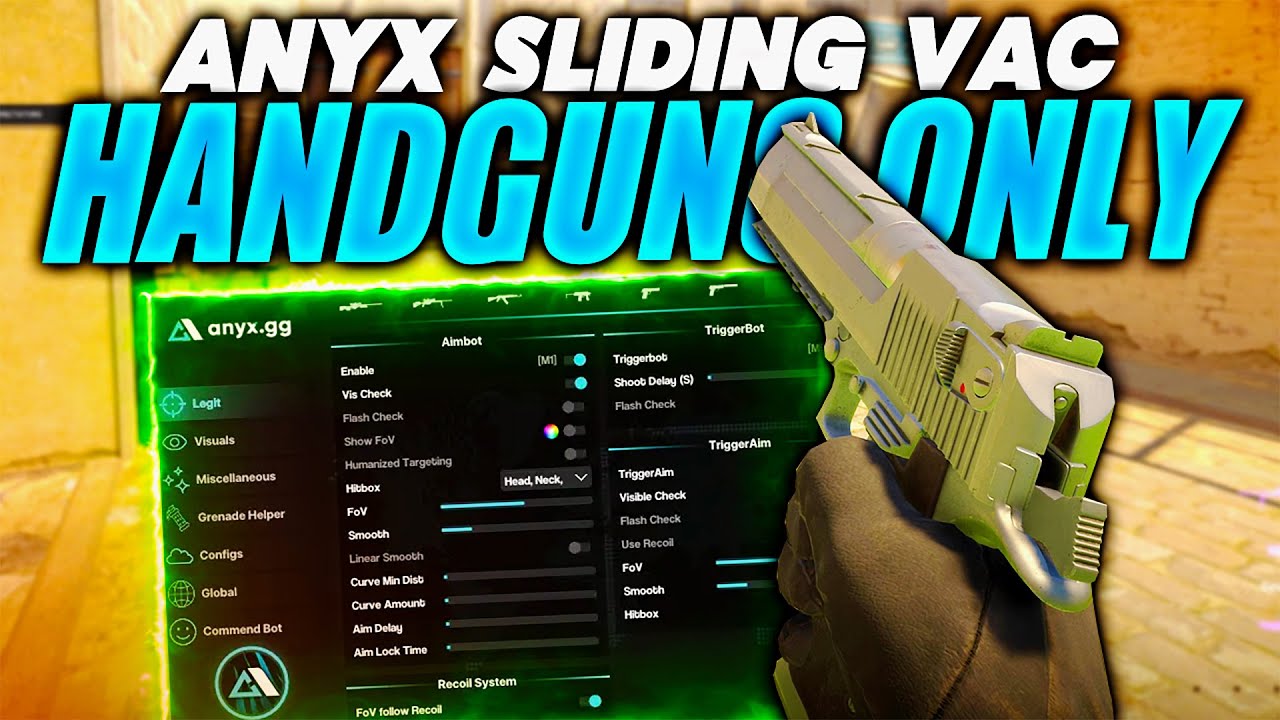 NYX легко избежал VAC-контроля в прямом эфире (испытание CS2 только с пистолетом)