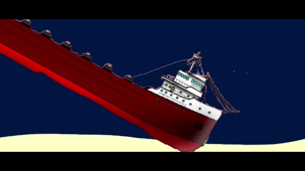 The sinking of the SS Edmund Fitzgerald 