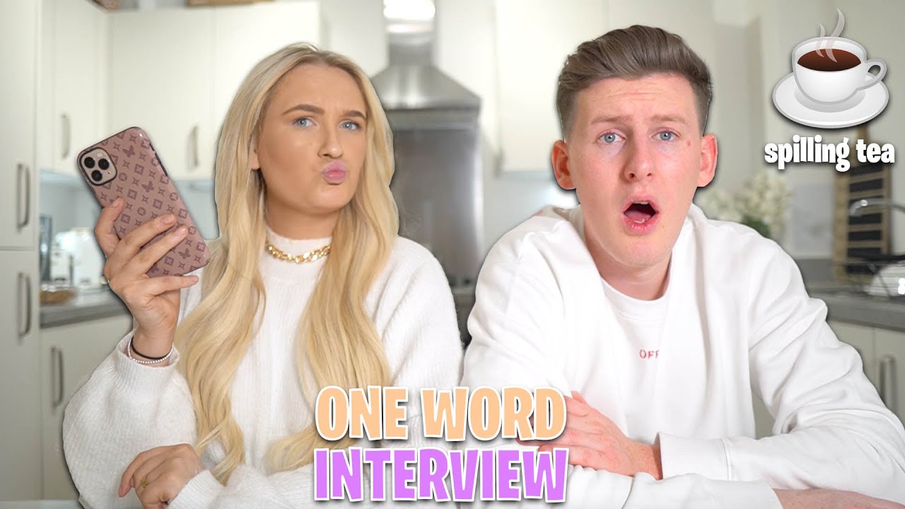 ONE WORD INTERVIEW WITH BOYFRIEND!! *SPILLING THE TEA* YouTube