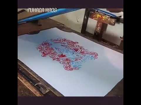 Sablon Manual Meja Singel