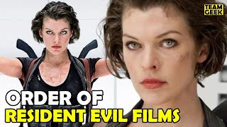 How to WATCH the Resident Evil Movies in Order