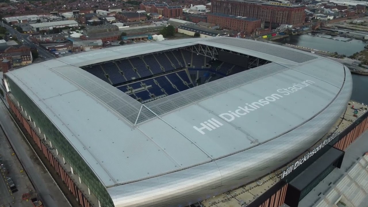 Everton Stadium. There she goes 