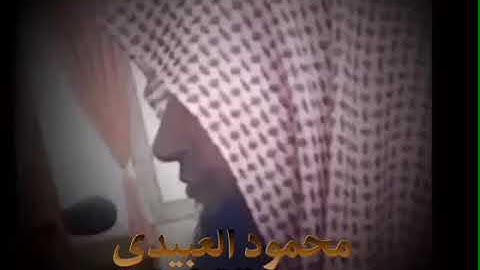 سورة القيامة للشيخ القارئ محمود العبيدي