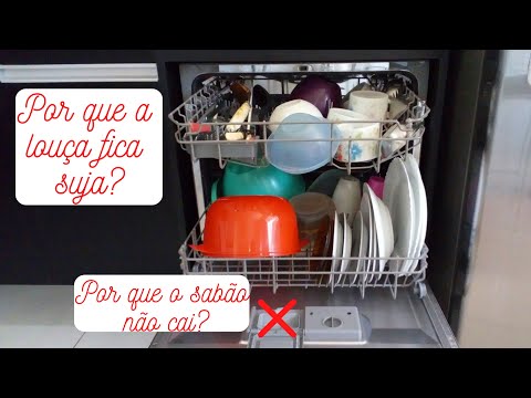 Vídeo: Por que a lava-louças lava mal a louça - causas e soluções