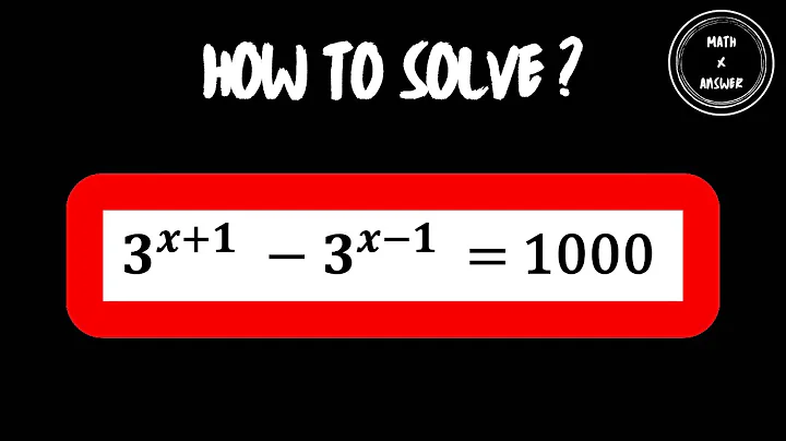 Exponential Equation Explained Step by Step | Math Olympiad Problem