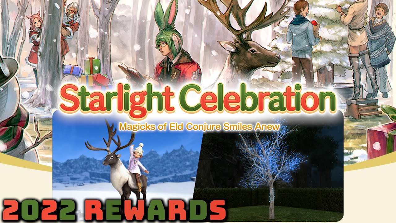 FFXIV: Starlight Celebration 2022 Rewards! - Reindeer! :D - YouTube