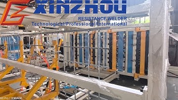 Xinzhou ibc tank /cage production line IBC steel frame clinching machine, punching machine in USA