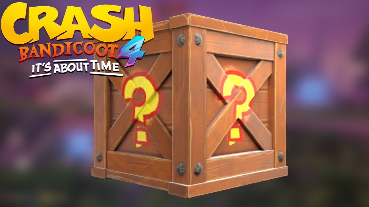 If I break a crate the video ends Crash Bandicoot 4 It's About Time