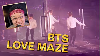 Reacting to Love Maze(Live!) by BTS | FIRST TIME REACTION