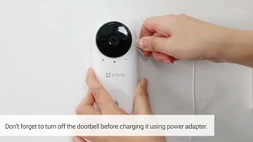 Hướng dẫn từng bước lắp đặt và cài đặt chuông cửa Ezviz DB2C video có hình kèm chuông báo