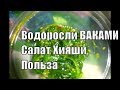 Вакаме водоросли Салат Хияши или Чука Польза для здоровья