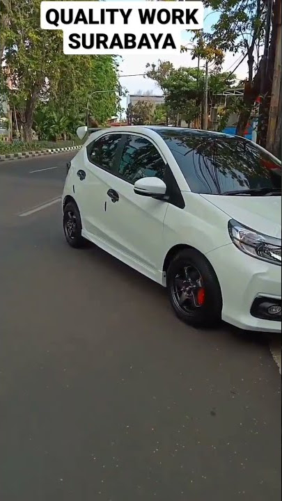 HONDA BRIO RS MODIFIKASI VELG HSR KAILOLO R15X65 H8X114,3-100 ET 42 WARNA PROFIL BAN 185/55 R15