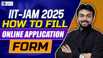 IIT JAM Chemistry Application Form 2025 Fill up Process