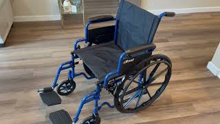 Drive Medical Blue Streak Ultra Lightweight Wheelchair Review