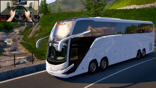 Smooth BUS ride while exploring the Switzerland - G8 1600LD - Euro Truck Simulator 2 | G29 + Shifter