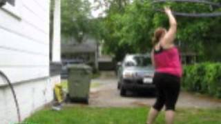 Lift from knee hooping + duck out