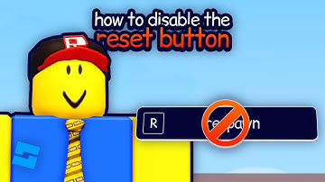 How to Disable the Reset Button in Roblox Studio