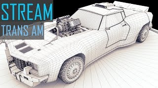 Trans Am (Redline) ~ 3D Modeling [Stream] 01