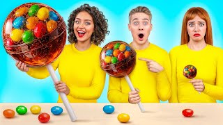 Big Medium And Small Plate Challenge  Epic Cooking Hacks By Multi Do Challenge