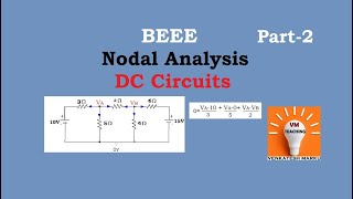 19.Nodal Analysis | Part- 2 | DC Circuits | BEE | BEEE | JNTU | Autonomous