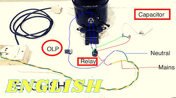 How to do wiring for fridge compressor……How to connect overload protection OLP,relay and capacitor.