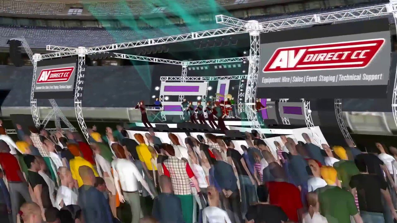 Av Direct Cape Town Stadium Concert Setup Youtube