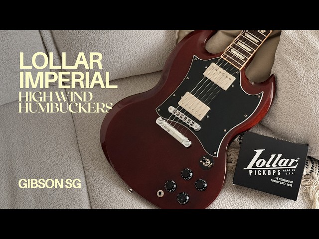 Lollar Imperial High Wind Humbuckers Demo | Gibson SG - YouTube