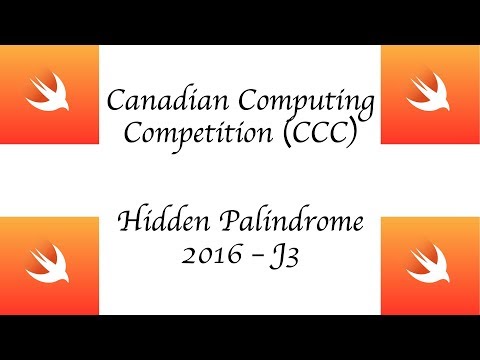 CCC (Canadian Computing Competition) - 2016 J3 -Hidden Palindrome - Swift 4 +