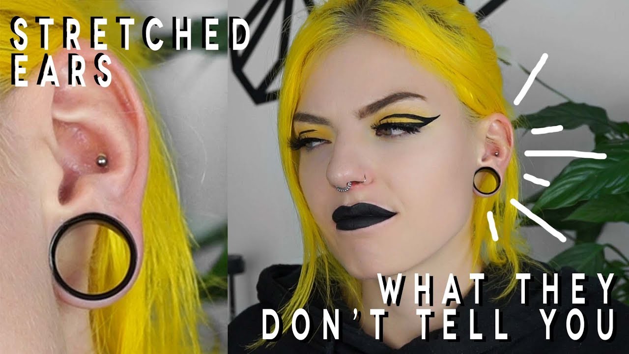 WHAT THEY DON'T TELL YOU ABOUT STRETCHED EARS | stretched ears after 7 ...